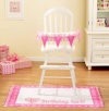 Baby Girl's First Birthday High Chair Decorating Kit, 2pc