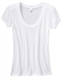 Bella Ladies Short Sleeve Myla Vintage Low scoopneck T Shirt - Aqua - Medium Bella Ladies Short Sleeve Myla Vintage Low scoopneck T Shirt - Aqua - Medium