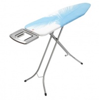 Brabantia 124 by 38-Inch Ironing Table with Solid Steam Iron Rest, Feather Cover Brabantia 124 by 38-Inch Ironing Table with Solid Steam Iron Rest, Feather Cover