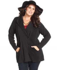 Layer your fave looks with Lucky Brand Jeans' plus size cardigan-- it's a must-have staple! Layer your fave looks with Lucky Brand Jeans' plus size cardigan-- it's a must-have staple!