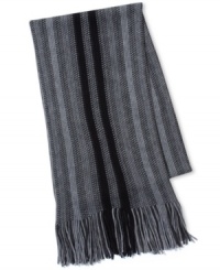 Dress up your outerwear with this snazzy scarf from American Rag. Dress up your outerwear with this snazzy scarf from American Rag.