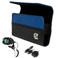Blue SumacLife Portola Edition Premium Leather Holster Case for LG Spectrum / LG Optimus 4X HD / LG Optimus 3D MAX / LG Optimus L5 / LG Optimus L7 / LG Prada 3.0 / LG Nitro HD / LG Eclypse / LG Jil Sander Mobile / LG Optimus LTE / T-Mobile myTouch + Unive Blue SumacLife Portola Edition Premium Leather Holster Case for LG Spectrum / LG Optimus 4X HD / LG Optimus 3D MAX / LG Optimus L5 / LG Optimus L7 / LG Prada 3.0 / LG Nitro HD / LG Eclypse / LG Jil Sander Mobile / LG Optimus LTE / T-Mobile myTouch + Unive