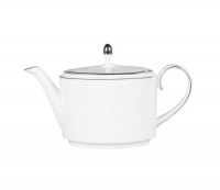 Vera Wang by Wedgwood Blanc Sur Blanc 1.4-Pint Teapot Vera Wang by Wedgwood Blanc Sur Blanc 1.4-Pint Teapot
