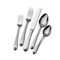 Mikasa Gourmet Basics Chole 45-Piece Flatware Set, Service for 8 Mikasa Gourmet Basics Chole 45-Piece Flatware Set, Service for 8