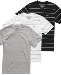 Keep your casual look crisp with one of these striped shirts from Ecko Unlimited. Keep your casual look crisp with one of these striped shirts from Ecko Unlimited.