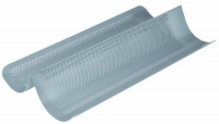 Chicago Metallic Commercial II Non-Stick Perforated French Bread Pan Chicago Metallic Commercial II Non-Stick Perforated French Bread Pan