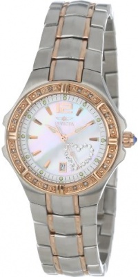 Invicta Women's 0694 Wildflower Collection Diamond Accented Two-Tone Watch Invicta Women's 0694 Wildflower Collection Diamond Accented Two-Tone Watch