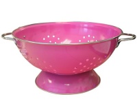 Calypso Basics, 7-Quart powder coated  Colander, Magenta