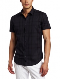 Calvin Klein Sportswear Men's Short Sleeve Gingham Woven Shirt Calvin Klein Sportswear Men's Short Sleeve Gingham Woven Shirt