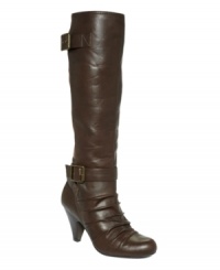 Boots to take you anywhere. The sexy ruching and rugged buckles of the Chen boots by Jessica Simpson create a versatile look that goes with nearly everything in your winter wardrobe. Boots to take you anywhere. The sexy ruching and rugged buckles of the Chen boots by Jessica Simpson create a versatile look that goes with nearly everything in your winter wardrobe.