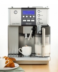 Beautiful brews and beyond. Use the latest and most advanced technology to capture the true taste of Italian espresso or coffee. A fully digital programmable menu lets you adjust start time, coffee temperature, water hardness and coffee strength, while an integrated professional quality burr grinder ensures the freshest brews. One-year warranty. Model ESAM6600. Beautiful brews and beyond. Use the latest and most advanced technology to capture the true taste of Italian espresso or coffee. A fully digital programmable menu lets you adjust start time, coffee temperature, water hardness and coffee strength, while an integrated professional quality burr grinder ensures the freshest brews. One-year warranty. Model ESAM6600.