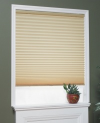 What if you could fill your room with soft, natural light and maintain your privacy? With this light-filtering pleated shade, you can! Featuring horizontal pleating for a sleek, versatile look and a convenient cordless design that allows you to easily adjust the shade height. What if you could fill your room with soft, natural light and maintain your privacy? With this light-filtering pleated shade, you can! Featuring horizontal pleating for a sleek, versatile look and a convenient cordless design that allows you to easily adjust the shade height.