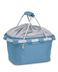 Pack a smarter picnic. Fully insulated with water-resistant lining to keep food and drinks fresh, the Metro picnic basket is a clever companion for tailgating, camping and all your outdoor events. Collapses for easy storage. Pack a smarter picnic. Fully insulated with water-resistant lining to keep food and drinks fresh, the Metro picnic basket is a clever companion for tailgating, camping and all your outdoor events. Collapses for easy storage.