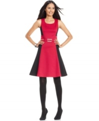 Hit the town in an essential style with a modern remix--Style&co.'s petite A-line looks especially gorgeous with colorblocked detail and a faux belted waist. Hit the town in an essential style with a modern remix--Style&co.'s petite A-line looks especially gorgeous with colorblocked detail and a faux belted waist.