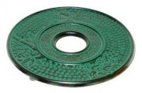 Japanese cast iron trivet Bamboo Green Japanese cast iron trivet Bamboo Green