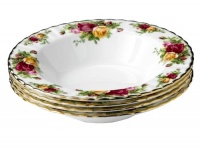 Royal Doulton-Royal Albert Old Country Roses Rim Soups, Set of 4 Royal Doulton-Royal Albert Old Country Roses Rim Soups, Set of 4
