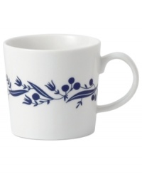 Ringed with navy flora, the Fable Garland mug boasts distinct Scandinavian style and, in Royal Doulton porcelain, is up for just about any task. Mix with other Karolin Schnoor nature patterns to customize your table. Ringed with navy flora, the Fable Garland mug boasts distinct Scandinavian style and, in Royal Doulton porcelain, is up for just about any task. Mix with other Karolin Schnoor nature patterns to customize your table.