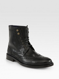 Whether you're scaling stairs or the social register, climb faster in a tall lace-up boot with flair to spare.Concealed Nike Air TechnologyLeather upperLeather liningPadded insoleRubber soleImported Whether you're scaling stairs or the social register, climb faster in a tall lace-up boot with flair to spare.Concealed Nike Air TechnologyLeather upperLeather liningPadded insoleRubber soleImported