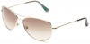 Kate Spade Ally 3S Aviator Sunglasses,Gold,60 mm