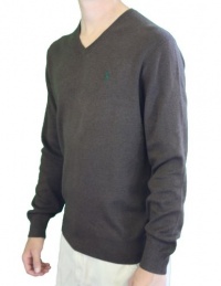 Polo Ralph Lauren Men V-Neck Pima Cotton Pony Logo Sweater