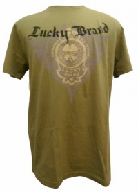 Men's Lucky Brand Good Luck Originals Short Sleeve Tee (Green; L) Men's Lucky Brand Good Luck Originals Short Sleeve Tee (Green; L)