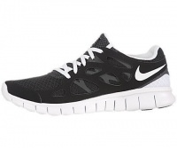 Nike Free Run+ 2 Women's Running Shoes Black White-Anthracite Nike Free Run+ 2 Women's Running Shoes Black White-Anthracite