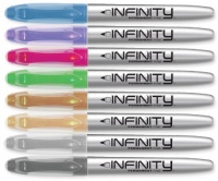 Write Dudes Infinity Metallic Permanent Markers, 8-Count, Assorted Colors (3432BA-24) Write Dudes Infinity Metallic Permanent Markers, 8-Count, Assorted Colors (3432BA-24)