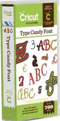 Cricut Type Candy Cartridge Cricut Type Candy Cartridge