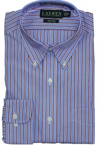 Lauren By Ralph Lauren Non Iron Multi Striped Dress Shirt Lauren By Ralph Lauren Non Iron Multi Striped Dress Shirt