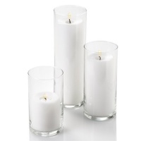 Cylinder Pillar Candle Vase Set of 3 Cylinder Pillar Candle Vase Set of 3