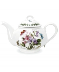 Welcome your guests to the table with radiant Portmeirion dinnerware. Constructed of an exceptionally durable earthenware that resists breaking and is safe for oven, microwave, freezer and dishwasher, Portmeirion dinnerware is made for the way we live today. The Botanic Garden pattern is perfect for semiformal entertaining, bursting with more than 30 different flower designs against a glowing white background. Shown at left. Welcome your guests to the table with radiant Portmeirion dinnerware. Constructed of an exceptionally durable earthenware that resists breaking and is safe for oven, microwave, freezer and dishwasher, Portmeirion dinnerware is made for the way we live today. The Botanic Garden pattern is perfect for semiformal entertaining, bursting with more than 30 different flower designs against a glowing white background. Shown at left.