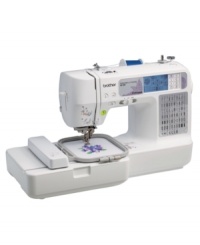 The Brother combination sewing and embroidery machine gives your projects sophisticated appeal with the ability to digitize your designs straight off the computer and convenient built-in embroidery and stitching functions. 25-year warranty. Model SE400. The Brother combination sewing and embroidery machine gives your projects sophisticated appeal with the ability to digitize your designs straight off the computer and convenient built-in embroidery and stitching functions. 25-year warranty. Model SE400.