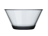 Iittala Kartio 13-Ounce Glass Bowls, Grey Iittala Kartio 13-Ounce Glass Bowls, Grey
