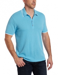 Perry Ellis Men's Short Sleeve Mesh Polo