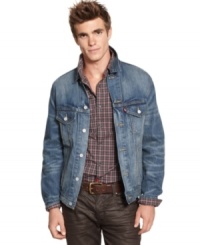The original. This jean jacket from Levi's will be a casual must-have for seasons to come. The original. This jean jacket from Levi's will be a casual must-have for seasons to come.