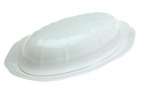 Mikasa Antique White Covered Butter Dish Mikasa Antique White Covered Butter Dish