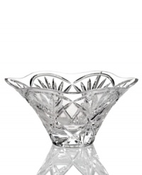 Sparkling in cut crystal, the beautifully flared, gently scalloped Honour bowl from Marquis by Waterford adds elegant refinement to any setting. Sparkling in cut crystal, the beautifully flared, gently scalloped Honour bowl from Marquis by Waterford adds elegant refinement to any setting.