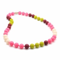 Chewbeads Bleecker Necklace - Punchy Pink Chewbeads Bleecker Necklace - Punchy Pink