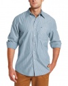 IZOD Men's Long Sleeve Striped Button Down