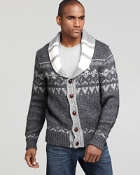 Cozy up to the fire with the new best seller or grab your keys and head out for a drive through the winter wonderland in this warm, handsome cardigan from WOOLRICH JOHN RICH & BROS. Cozy up to the fire with the new best seller or grab your keys and head out for a drive through the winter wonderland in this warm, handsome cardigan from WOOLRICH JOHN RICH & BROS.