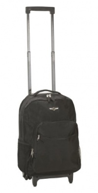 Rockland Luggage 17 Inch Rolling Backpack Rockland Luggage 17 Inch Rolling Backpack