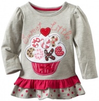 Watch Me Grow Sesame Street Baby-girls Infant Sweet Little Cupcake Tunic, Grey Light/Pastel, 24 Months Watch Me Grow Sesame Street Baby-girls Infant Sweet Little Cupcake Tunic, Grey Light/Pastel, 24 Months