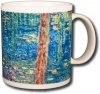 Claude Monet - Bright Moring With Willows - 14oz Coffee Mug