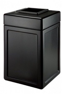 Commercial Zone 38 gal. Square Commercial Trash Can Commercial Zone 38 gal. Square Commercial Trash Can
