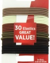 Vidal Sassoon Medium No Crimper Elastics, Neutral, 30 Count