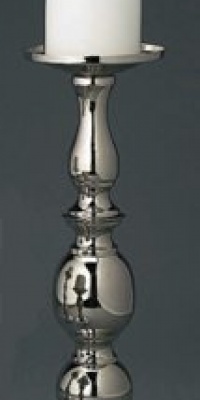 12 NICKEL PLATED CANDLE HOLDER 12 NICKEL PLATED CANDLE HOLDER