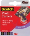 3M Scotch Photo Corners Self Adhesive 250/Box, Clear