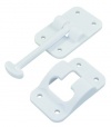 JR Products 10414 3-1/2 Polar White Plastic T-Style Door Holder