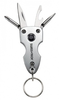 Swiss+Tech ST60300 Multi-Tool 7-in-1 Key Ring Tool Swiss+Tech ST60300 Multi-Tool 7-in-1 Key Ring Tool