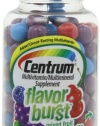 Centrum Flavor Burst Multi-Vitamin Chewable Tablets, Multi-fruit, 120 Count